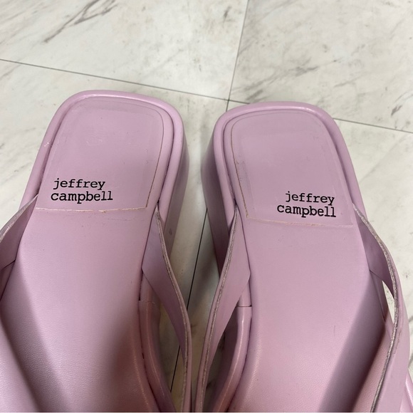 Jeffrey Campbell Flavio Purple Platform Sandal 8 - Picture 13 of 15